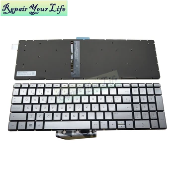 Nov Laptop Tipkovnici španščina za HP Envy X360 15 BW 15-B 15-BP 15-BS Španija SP Ozadja srebro 86910-XEA 920216-071 SN8162BL1