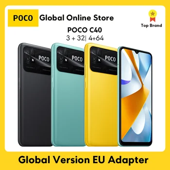 Nova Globalna Različica POCO C40 3GB 32GB / 64GB 4GB Pametni 6000mAh Baterije 6.71