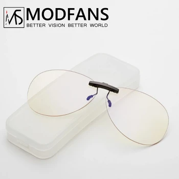 Nove Unisex Očala Clip-On Posnetek Objektiv Za Light Anti Blue Ray Računalnik, Telefon Igra TV Delovna Očala Očala UV400
