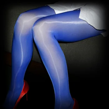 Novi Seksi Dihanje Prosojne hlačne Nogavice Ženske Pantyhose Ultra-tanek Spandex Nogavice Stretchy Nogavice Moški Candy Barve