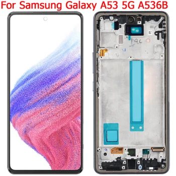 Originalni Samsung Galaxy A53 5G Zaslon LCD Zaslon Z Okvirjem 6.5