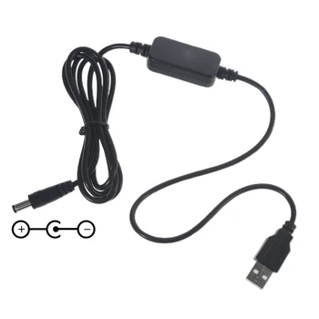 P82F USB 5V, da 9Volt 5.5x2.1mm Tip Negativne Rokav Pozitivno USB na 9V Napajanje Kabel za Kitare Učinki Pedala in več