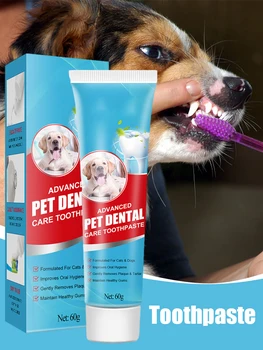 Pes Čiščenje Zob Zobna Pasta Sveže Sape, Mačka Zob Zobna Pasta Zasnovana Za Pomoč Pri Preprečevanju Tartar Odstranite Plaketo Mete Okus