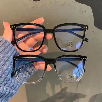Pregledna Računalnik Očal Okvir Ženske Moški Anti Modra Svetloba kvadratnih Očala Blokirajo Očala, Optično Spektakel Eyeglass