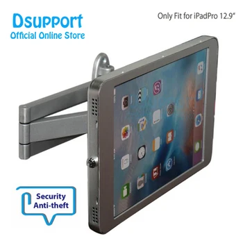 Primerna za ipad Pro za 12,9 palčni Aluminij Zlitine Tablet PC wall mount Anti Theft Zaslon Stojalo Z Varnostno Ključavnico