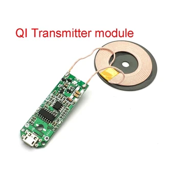 Qi Brezžični Polnilnik PCBA Vezje Tuljavo Brezžično Polnjenje Mikro Vrata USB DIY hitro chargedrop nakupovanje