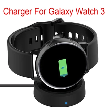 QI Polnilnik Tipke Za Samsung Galaxy Watch3 45MM/41MM Polnjenje Brezžično Dock Postajo& Žično spiralo Za Galaxy Pametno Gledati Aktivna 2