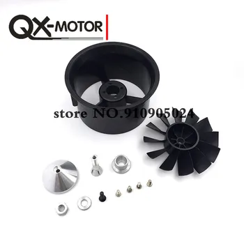 QX-MOTOR 64mm Pribor 12 Ducted Fan ERS z Ducted Sod Za RC Brnenje Brushless Motor F22149/50
