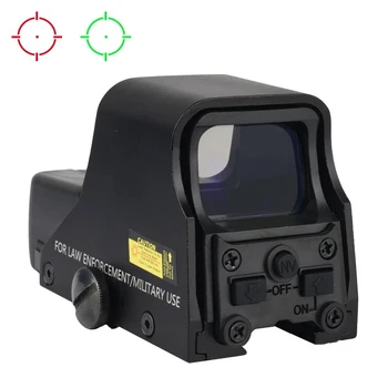 Rdeča Zelena Pika Holografski Pogled Področje Taktičnih Lov Optični Collimator Pogled Riflescope z 20 mm Pištolo Mount Dodatki