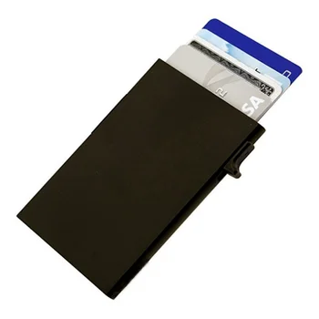 RFID Aluminija ID Kartico sim Denarnice Moških RFID Kreditne Kartice Poslovni Visoke Kakovosti Ime Imetnika kartice Oblikovalec Dropshipping 2022