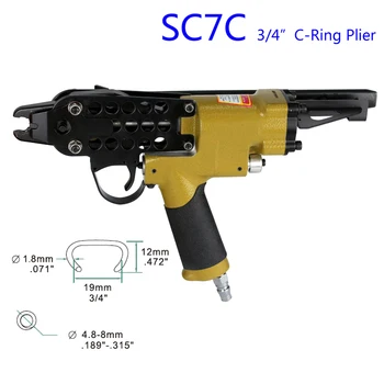 SC7C Pnevmatski C-Ring Pištolo, Zrak Nohtov Pištolo , Hog Obroč Plier , C-Ring Naier Original Verodostojno