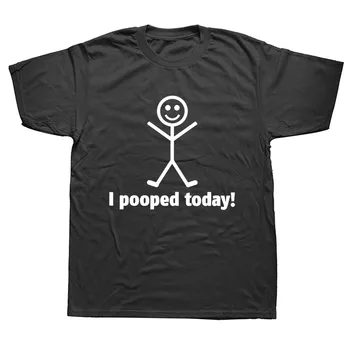 Sem Pooped Danes Majica Smešno Ritko Tee Odraslih Humor Šala Rojstni dan Božično Darilo O-Vratu Harajuku T-shirt