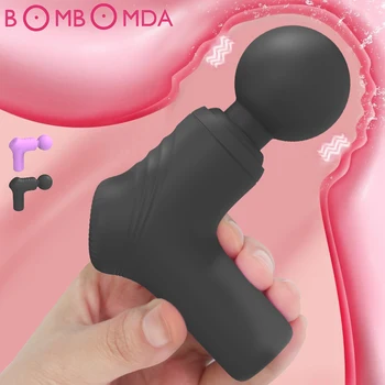 Sex Igrače Vibrator Električni Mini Fascial Pištolo Stimulator Masaža Pištolo Vaginalne Massager Pištole Za Lajšanje Bolečin Telo Vratu Sprostitev