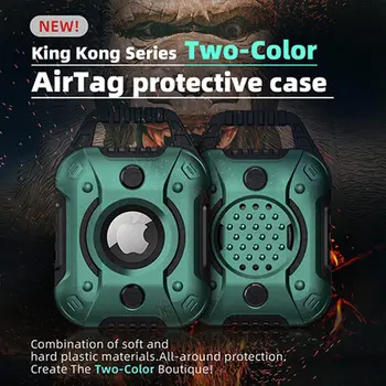Shockproof Primeru Za AirTag Primeru Tracker Lokator Naprave Keychain Protecter Cover Za Apple Air Oznake Primeru Anti-izgubil Težko TPU Funda