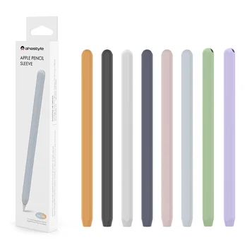 Silikonski Zaščitni Rokav za Apple Svinčnik 2. Zaščitni Lupini Dotik Peresa za Tablični Pribor za iPad Apple Svinčnik