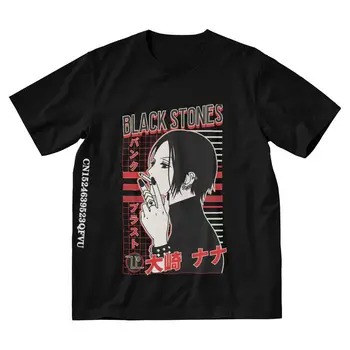 Smešno Nana Osaki T-Shirt Moški Grafični Tshirts Emo Oblačila Harajuku Anime Manga Tshirt Bombaž Gothic Animes Oblačila Grafika