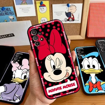 Srčkan Disney Minnie Mickey Mouse Primeru Telefon Za Samsung Galaxy A11 A12 A21 A21S A22 A30 A31 A32 A50 A51 A52 A70 A71 A72 5G Funda