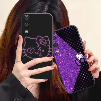 Srčkan Hello Kitty Primeru Telefon Za Samsung Galaxy A01 A02 A10 A10S A20 A22 4G 4G 5G A31 Nazaj Coque Funda