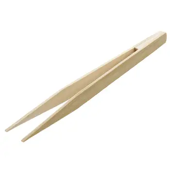Teksturirane Bambusa Kongfu Čaj Utensil Pinceta za 14,5 cm Les Barve