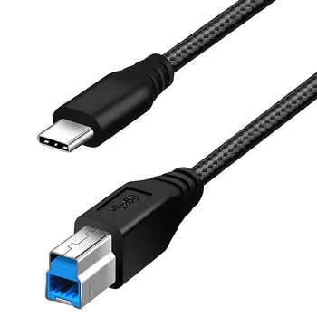 Tip C za USB 3.0, Skener, Tiskalnik Kabel 5Gbps Visoke Hitrosti USB3.0 Kabel, Podaljšek Kabel Tiskalnika 1M/3.3 ft W3JD