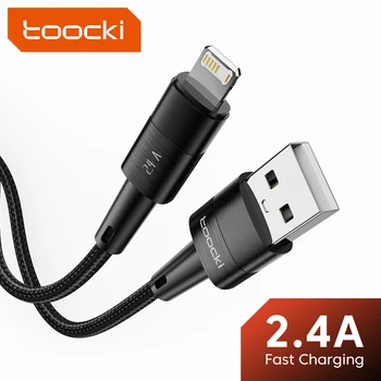 Toocki 2.4 USB Kabel za Polnjenje Za iphone Lightning Kabel 14 13 12 11 Max Pro XS XR 8 7 Plus ipad Polnilnik Cabo Hitro Podatkovni Kabel
