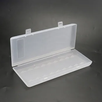 Trde Plastike Primeru Posodo Vrečko Primeru Organizator Polje Primeru Imetnik Škatla Za Shranjevanje Kritje 10 Reža Za 18650 Baterije Polje