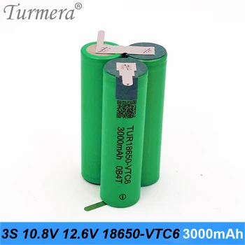 TUR18650VTC6 3000mAh 30A Baterije 3S 12,6 V 10.8 V VTC6 Baterijski Paket za Vijačnik 12V Baterija Prilagodite ali Zraka Brnenje Uporabo Turmera