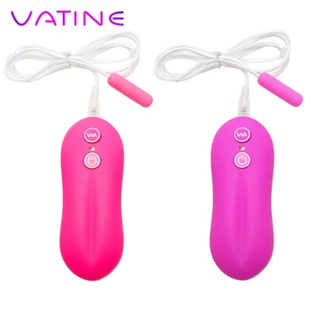VATINE Sečnice Plug Vibrator za G-Spot Massager Vibracijsko Jajce Mini Bullet Vibrator Sex Igrače za Ženske Daljinski upravljalnik 10 Hitrost