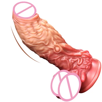 Velik Vibrator z močnim Bedak Odraslih Izdelkov Big Dick Tekoče Silikona Penisa Ženski Masturbator Erotično Sex Igrače za Par