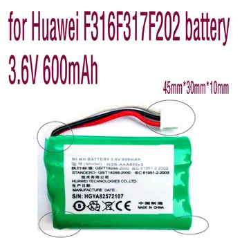 Visoka kakovost 600mah za Huawei F360 F202 F316 F317 HNBAAA600-31 brezžične mobilne in stacionarne brezžični telefon fiksne baterija za ponovno polnjenje