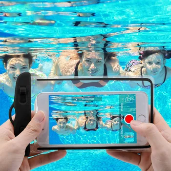 Vodotesna Torbica Za Telefon Plavanje Vrečko Podvodni Suhi Primeru Telefon Za Zunanji Vodni Šport Drift Diving Nabavnih Bazen Svetlobna