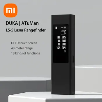 Xiaomi DUKA ATuMan LS5 Laser Rangefinder Distance Meter na Zaslonu na Dotik Električni Digitalni Vladar Trak z Orodji za Merjenje Range Finder