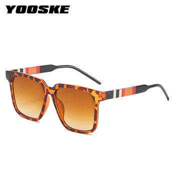 YOOSKE Moda Kvadratnih sončna Očala za Ženske Luksuzni Overszied Barvne sončna Očala UV400 na Prostem Odtenki Lady Seksi Ženska Očala