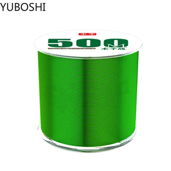 YUBOSHI 500M Anticorrosive Monofilamentom laksa 3.3 LB-28.6 LB Visoko Kakovost Morske Postrvi Najlon Line