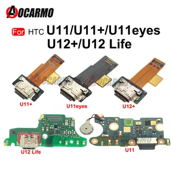 Za HTC U11 U12 Plus U11+ U11 oči Polnjenje prek kabla USB Vrata Z Micro Flex Kabel Za HTC U12 Življenje U12+ Polnilnik Dock rezervnih Delov
