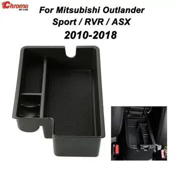 Za Mitsubishi Outlander Sport RVR ASX 2010 - 2017 2018 sredinski Konzoli, Organizator Pladenj Armrest Škatla za Shranjevanje Palete Avto Dodatki