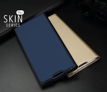 Za Samsung Galaxy S10 Plus DUX DUCIS Kože Pro Series Usnjene Denarnice Flip Primeru Popolno Zaščito Stabilno Stojalo Magnetno Zapiranje