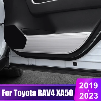 Za Toyota RAV4 XA50 2019 2020 2021 2022 2023 RAV 4 Hibridni Avto Vrata Anti-kick Pokrov zaščitni Vložki iz Nerjavečega Jekla Dodatki
