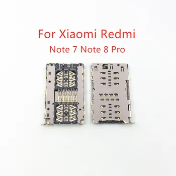 Za Xiaomi Redmi Opomba 7 Opomba 8 Pro/Xiaomi 8 Lite/CC9 CC9E Sim Card Reader Pladenj za Mikro SD Pomnilniško Kartico sim v Režo Flex Kabel Repai