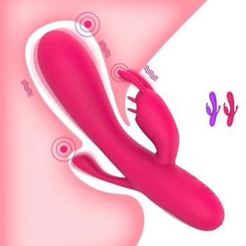 Zajec G-Spot, Vibratorji za Ženske Klitoris Stimulator Massager Močan Vibrator Masturbators 3 v 1 Sex Igrače za Ženske Sex Shop