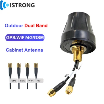 Zunanji Dual Band Nepremočljiva Kabinet Antena 28dBi Dolgo Vrsto Ojačevalec WiFi 4G GSM GPS 2-v-1 v Kombinaciji Signal Booster SMA Moški