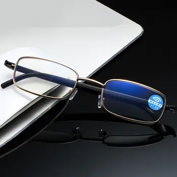 Črna/Zlata Kovinski Okvir Anti-Modra UV Žarki Obravnavi Očala Presbyopia Očala Daleč Pogled Očala Vision Care +1.0~+4.0