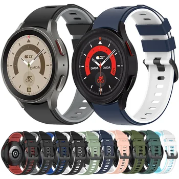 Športni Pas Za Samsung Galaxy Watch 5 Pro 45mm / Watch5 44 mm 40 mm / Watch 4 Classic 46mm 42mm Trak Silikonski Watchband Zapestnica