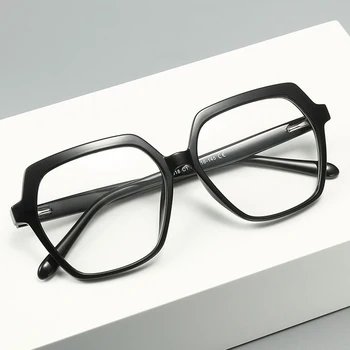 Ženske Mode Optični Očala Okvir Polno Platišča Prevelik Stilsko Recept Za Očala Velik Plastični Okvir Očal Ženski