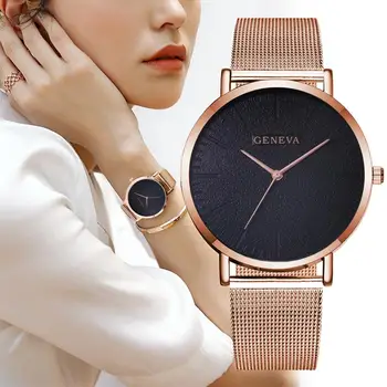 Ženske Preprosto Silikonski Watch Bayan Kol Saati Moda Luxury Gold Rose Black Ure Srebro Zapestne ure Reloj Mujer Saat relojes